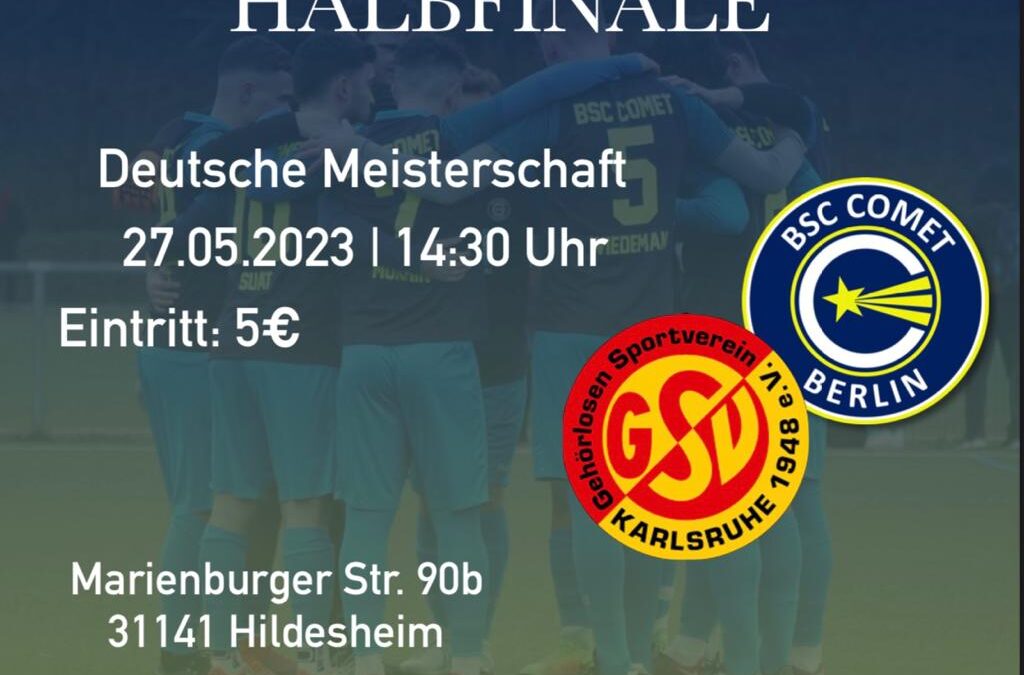 BSC Comet vs. GSV Karlsruhe – Halbfinale um Die Deutsche Meisterschaft
